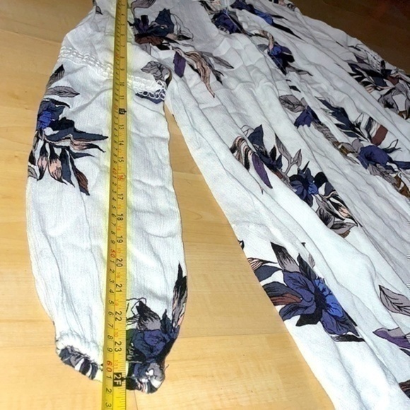 Free people White Combo Electric Orchid tunic Tree Swing Top S barely Preloved - Picture 8 of 15